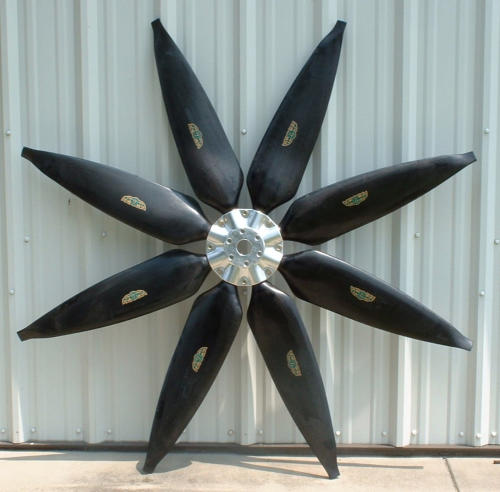 Wind maker fan for special effects applications